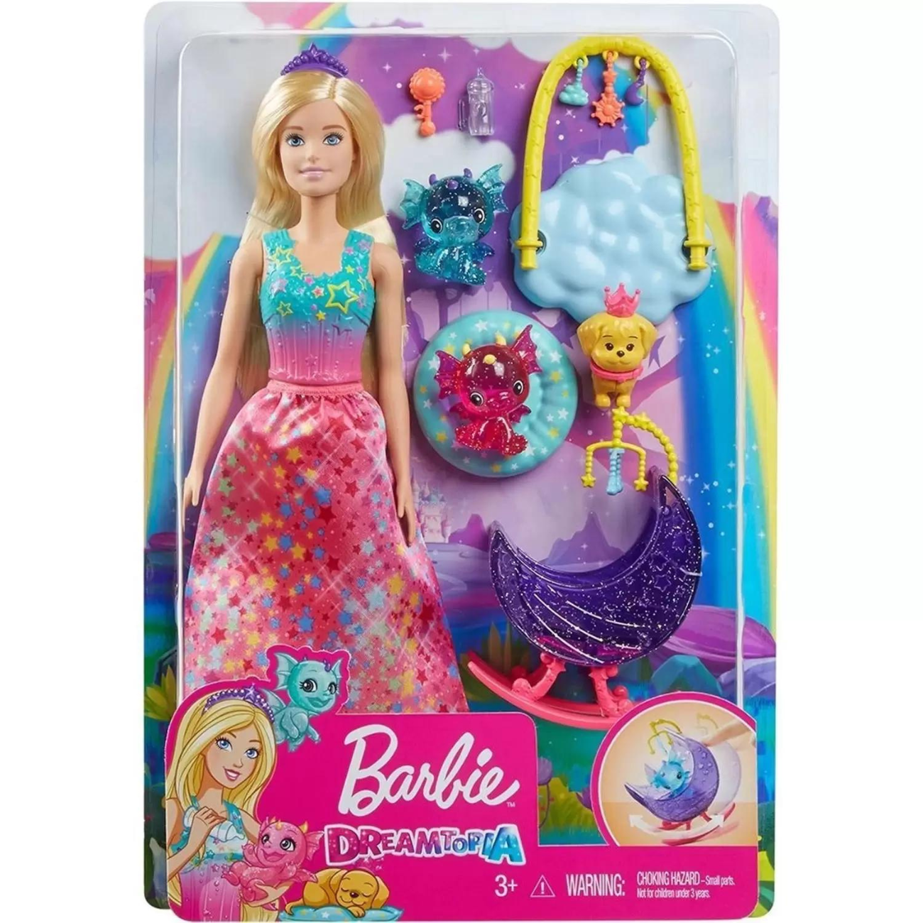 Centro de jogos com boneca Barbie, dragão e berçário em um cenário colorido  - Outros Jogos - Magazine Luiza