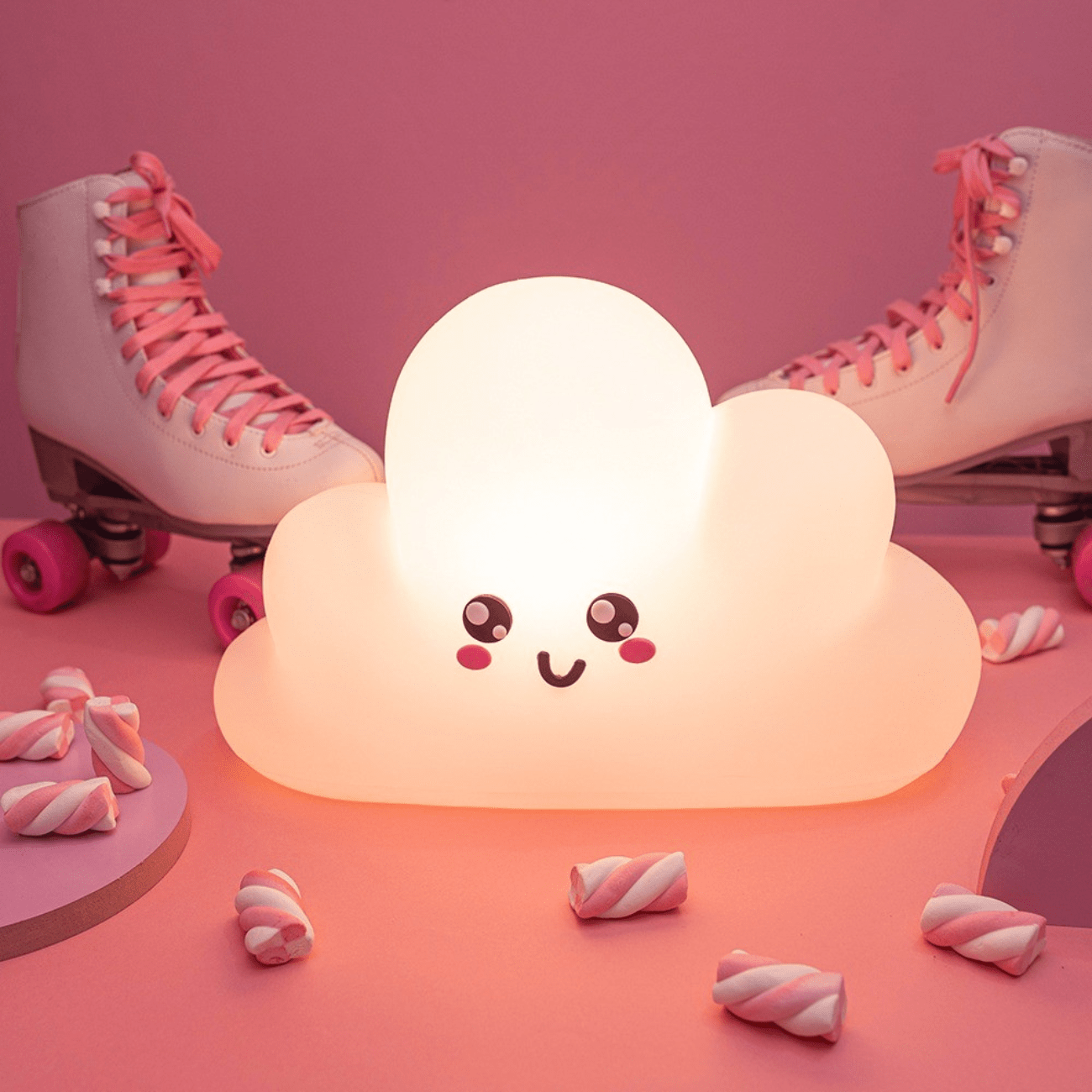 Luminária Abajur Nuvem Kawaii - Tutt Ambientes & Decorações