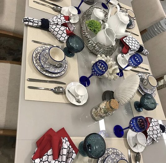 Aparelho de Jantar Floreal Nautico 30 Peças