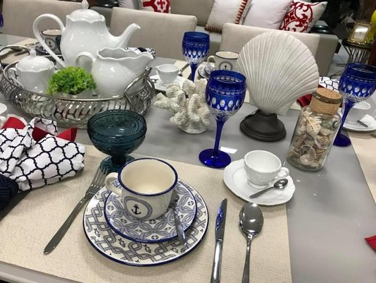 Aparelho de Jantar Floreal Nautico 30 Peças