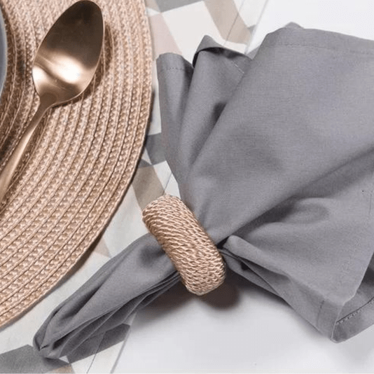 Argola Anel Guardanapo Rayon Frape 4 Peças