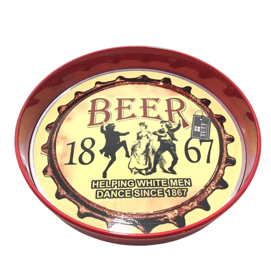 Bandeja Para Bebidas Beer 1867 Vermelha