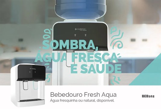 Bebedouro de Água Cadence Fresh Aqua BEB102 branco 220v