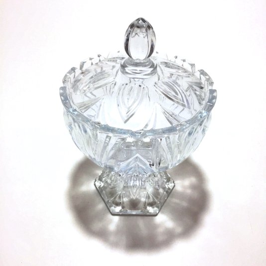 Bomboniere com Pé de Cristal Ecologico