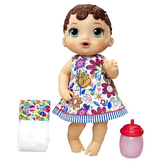 Boneca Baby Alive Hora do Xixi Morena