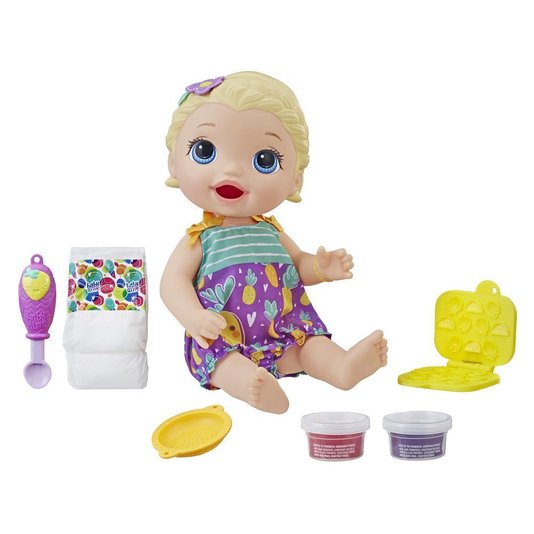 Boneca Baby Alive Lanchinhos Divertidos