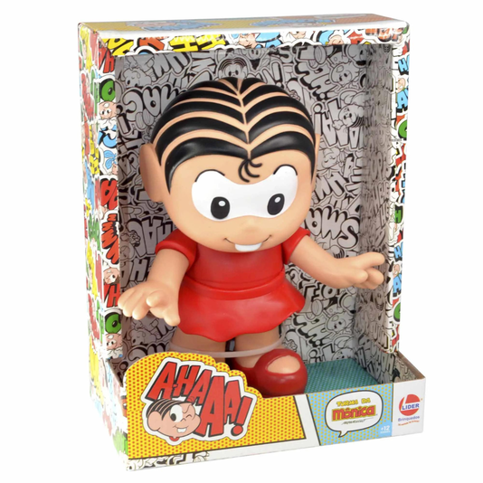 Boneco De Vinil Mônica Grande 30cm
