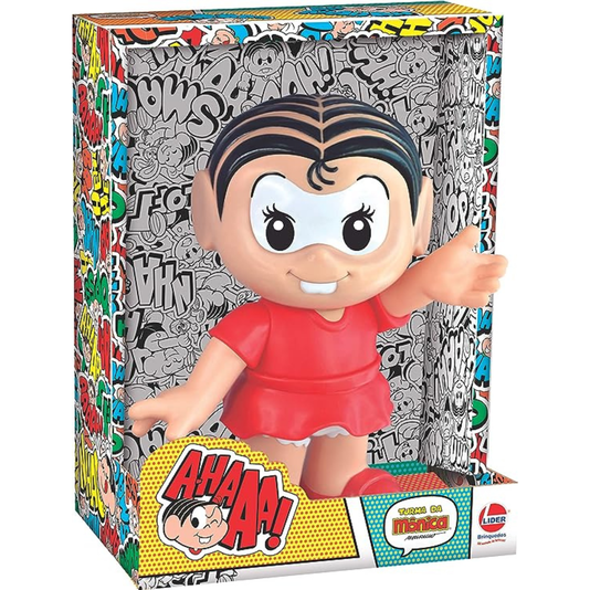 Boneco De Vinil Mônica Grande 30cm
