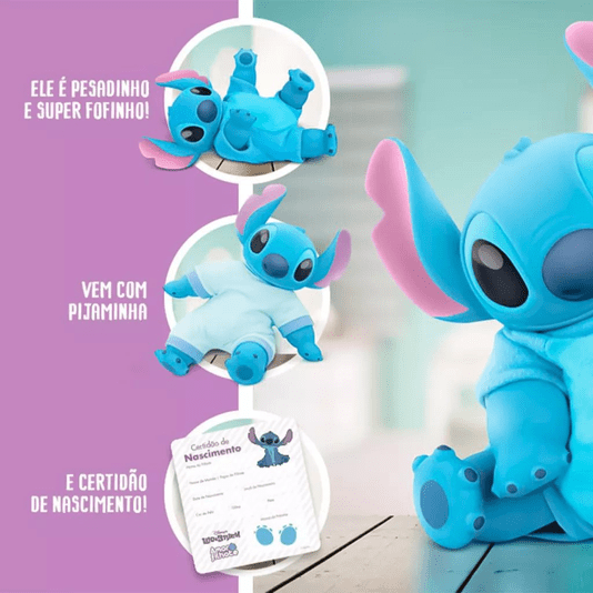 Boneco Stitch Coleção Amor De Filhotes  