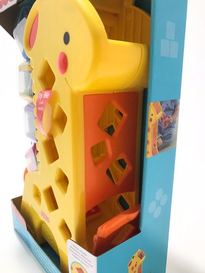 Brinquedo Girafa Blocos Fisher Price