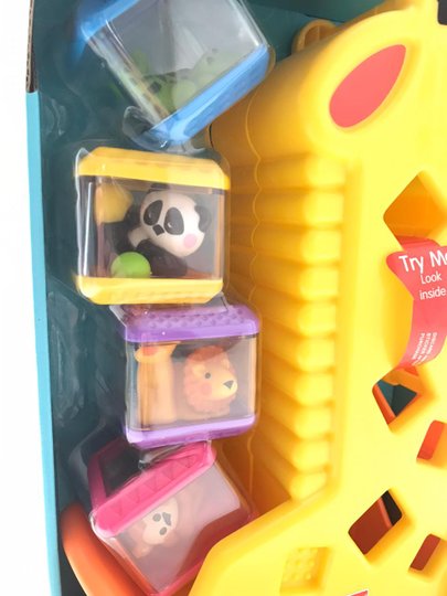 Brinquedo Girafa Blocos Fisher Price