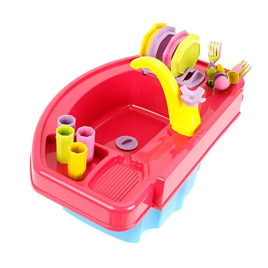 Brinquedo Infantil Pia Acqua Clean Com Acessórios Cotiplás
