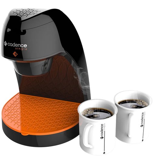 Cafeteira Elétrica Cadence Single Contrast CAF218 220V Preta