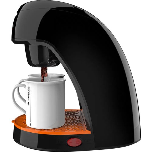 Cafeteira Elétrica Cadence Single Contrast CAF218 220V Preta