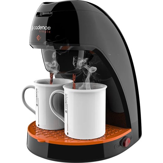 Cafeteira Elétrica Cadence Single Contrast CAF218 220V Preta