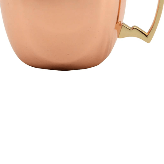 Caneca Em Aço Inox 550ml Cobreada Para Moscow Mule