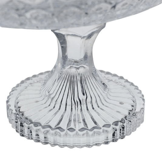 Centro De Mesa Em Cristal Ecológico Versailles Com Pé 26,5CM