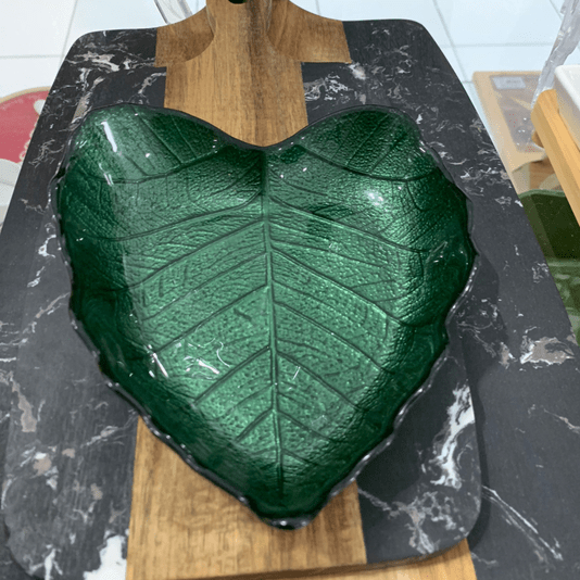 Centro De Mesa Em Vidro 200ml Pachamama Folha