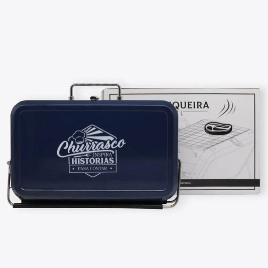 Churrasqueira Portátil Em Metal Churrasco Inspira Histórias
