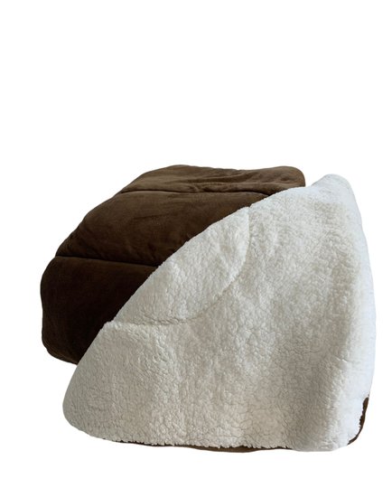 Coberdrom Flannel/Sherpa 2.45 x 2.2 Naturalle Capuccino