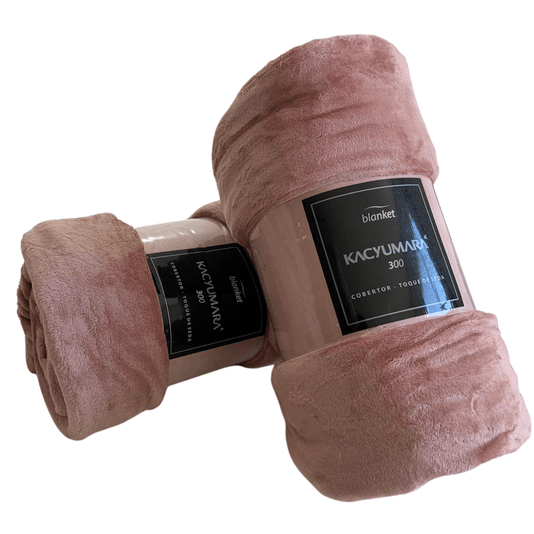 Cobertor Manta Queen Blanket 300 Kacyumara Rose