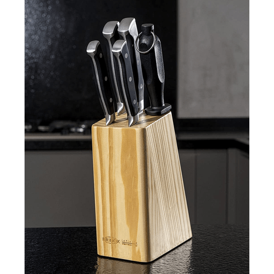 Conjunto Cepo De Facas Infinity 06 Peças Brinox