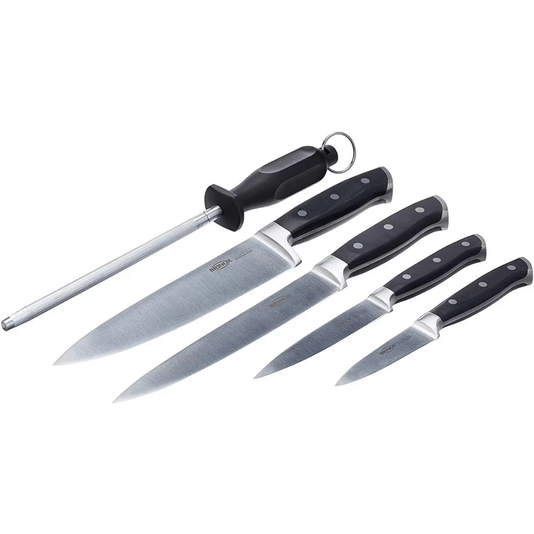 Conjunto Cepo De Facas Infinity 06 Peças Brinox