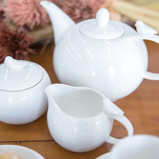 Conjunto Para Café De Porcelana Birds 3 Peças Wolff