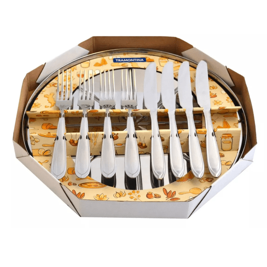 Conjunto Talheres E Forma Para Pizza 9 Peças Tramontina