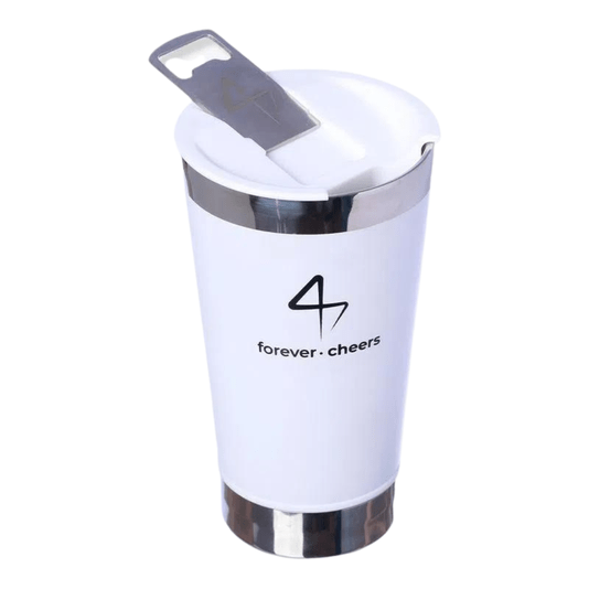 Copo Térmico Forever Cheers Gelado E Quente 500ml Branco
