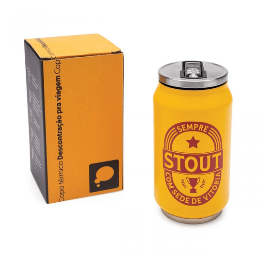 Copo Térmico Latinha Stout Com Sede