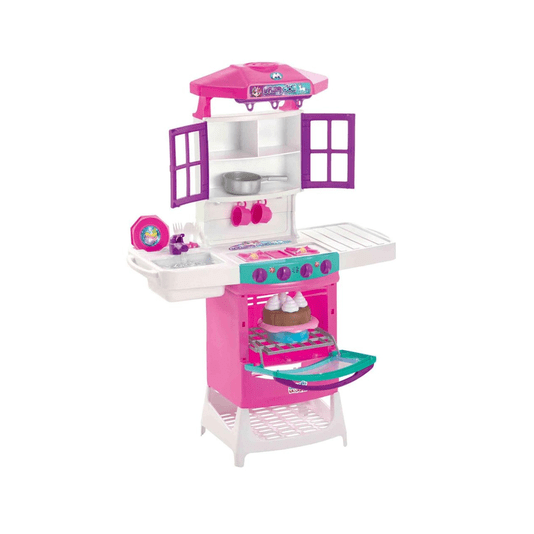 Cozinha Infantil Meg Doll Pia E Fogão 
