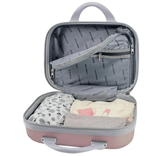 Frasqueira Necessaire De Viagem Em ABS Rose Love
