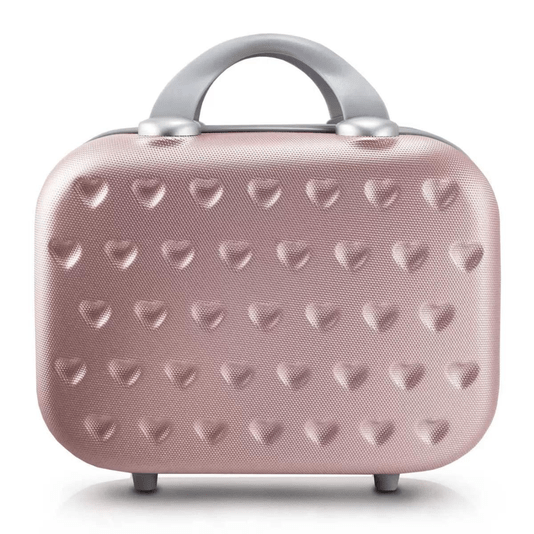 Frasqueira Necessaire De Viagem Em ABS Rose Love