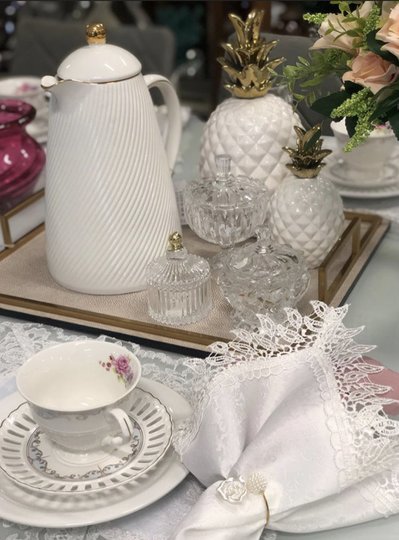 Garrafa Termica de Porcelana