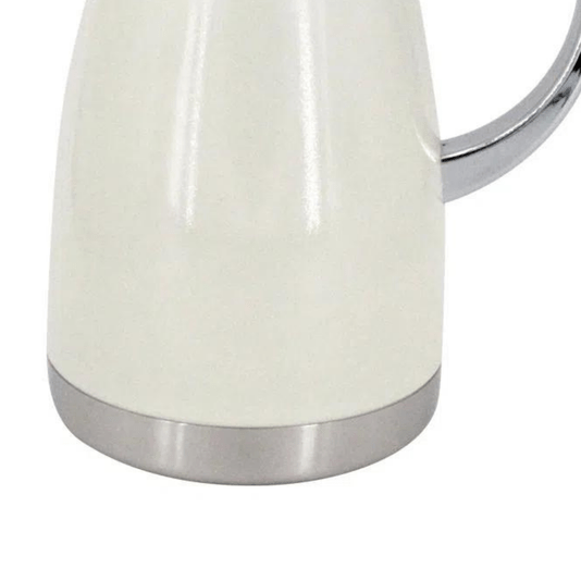 Garrafa Térmica Em Inox Studio Café Parede Dupla 1,5L Branca