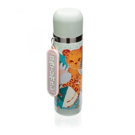 Garrafa Térmica Onça Toda Naturalzinha 470ml