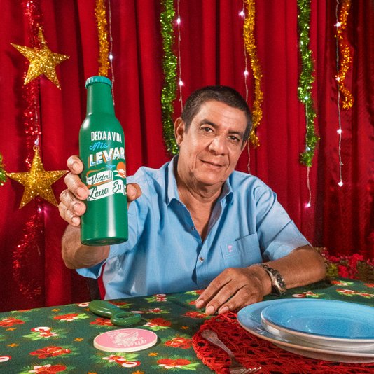 Garrafa Térmica Zeca Pagodinho Verde Imaginarium