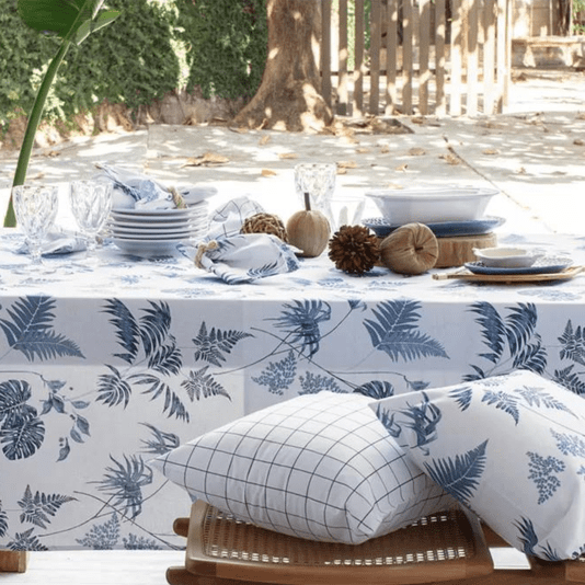 Guardanapos Panamá Tropical Marinho 45Cmx45Cm Com 4 Peças