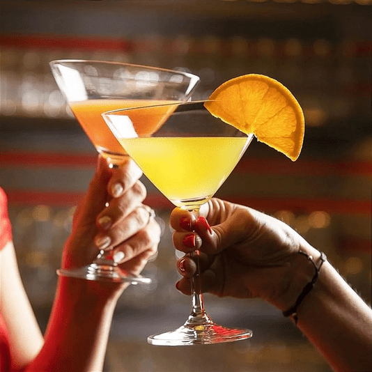 Jogo Com 6 Taças Cristal Gatro Para Martini 280ml