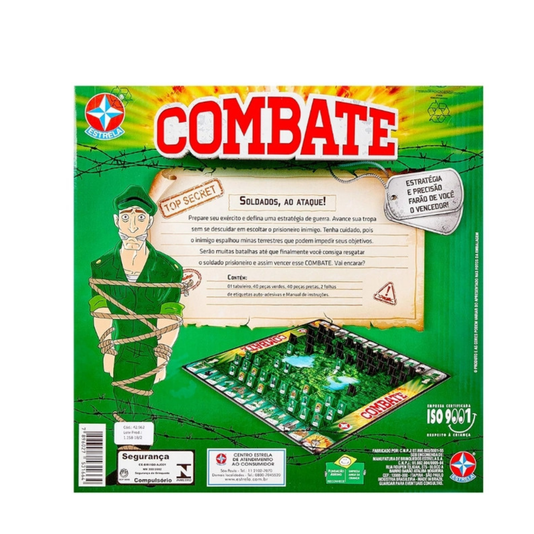 Jogo De Tabuleiro Combate Estrela