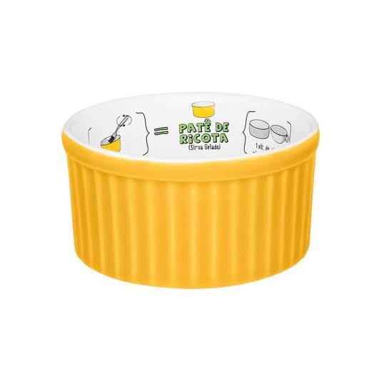 Jogo de 3 Ramequins 10x5cm 180ml Receitas De Patê Oxford