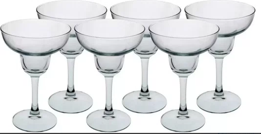 Jogo De 6 Taça para Coquetel Margarita Em Vidro 270ml