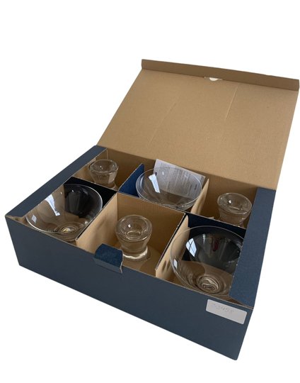 Jogo de 6 Taças Para Sobremesa Vega em Cristal Ecológico 330ml