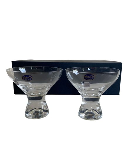 Jogo de 6 Taças Para Sobremesa Vega em Cristal Ecológico 330ml