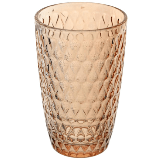 Jogo de Copos Vidro 06 Peças 355ml Amelie Âmbar