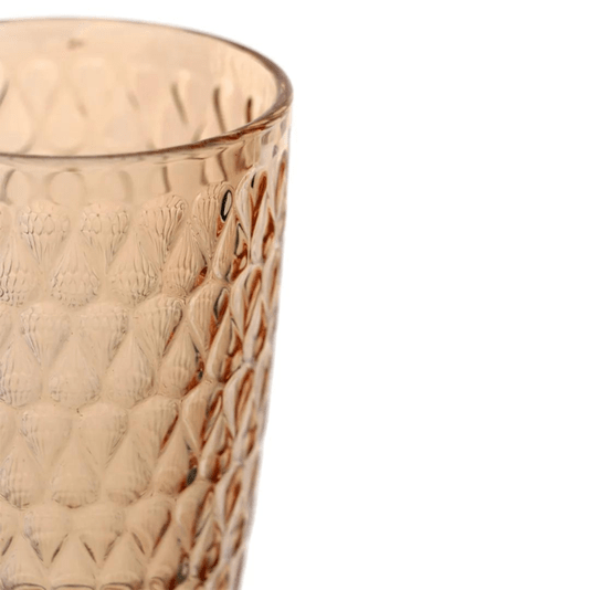 Jogo de Copos Vidro 06 Peças 355ml Amelie Âmbar