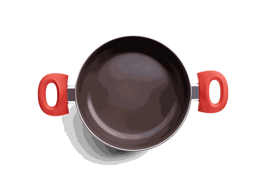 Jogo de Panelas 5 Peças Ceramic Life Optima Brinox Vermelho Carmim
