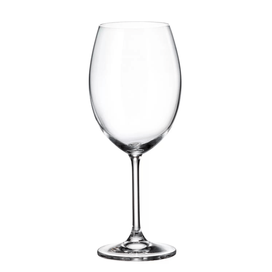 Jogo de Taças de Vinho Bohemia Crystalite 580ml