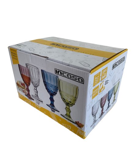 Jogo Taça de Vidro 210ml Transparente incasa
